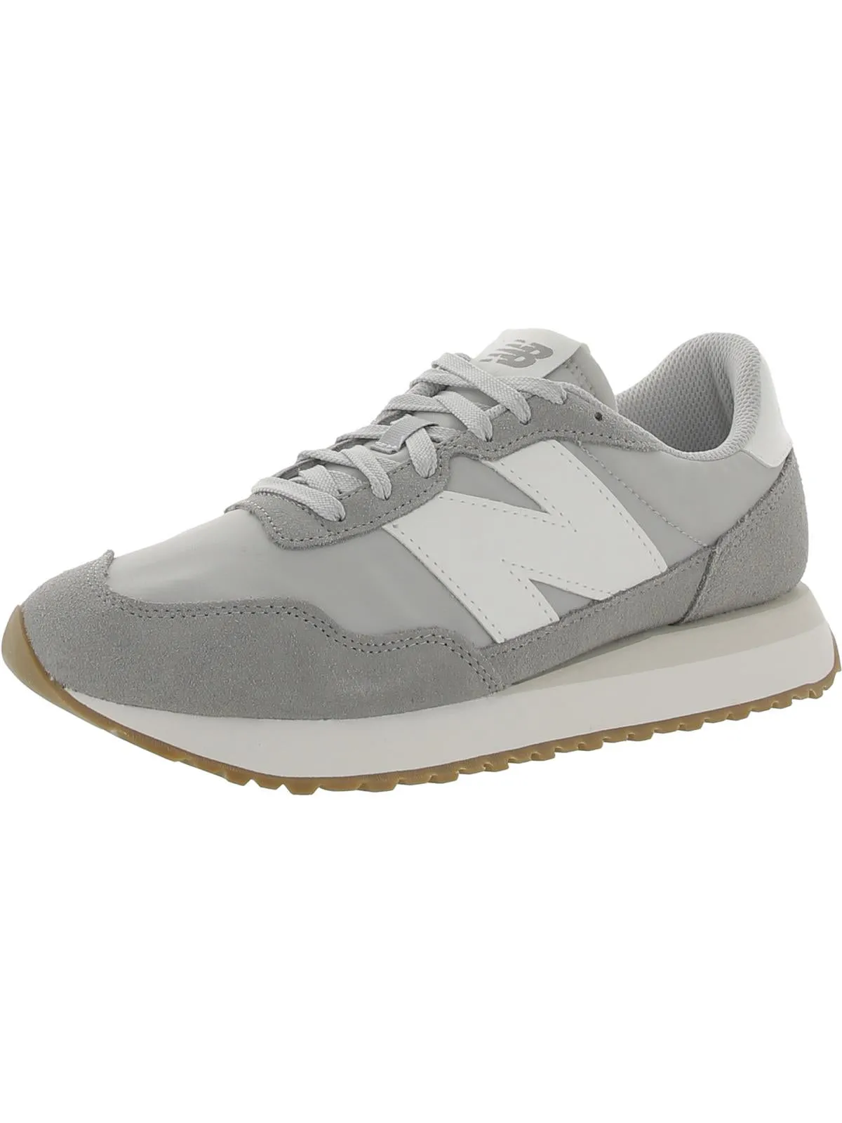 237V1 Womens Suede Trim Performance Running Shoes