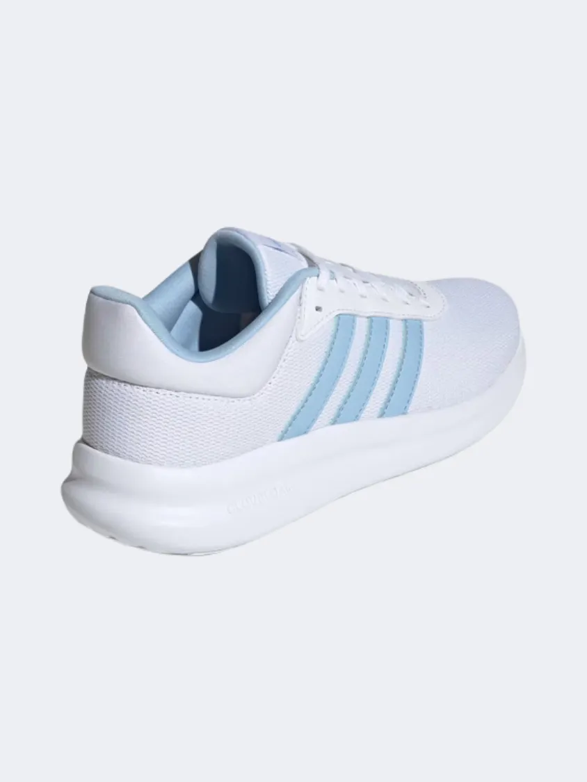 Adidas Lite Racer 4 Women Sportswear Shoes White/Glow Blue