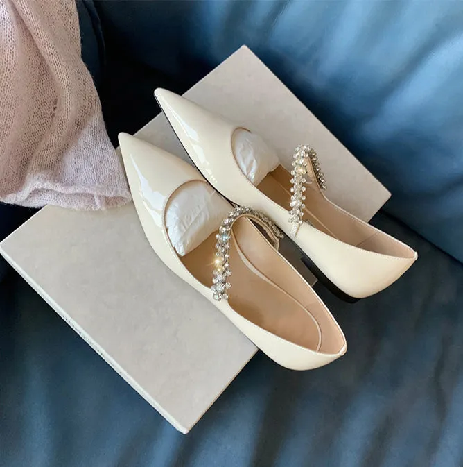 Agnes flats (ready stock in pink (flats/37)/ 2 colours)