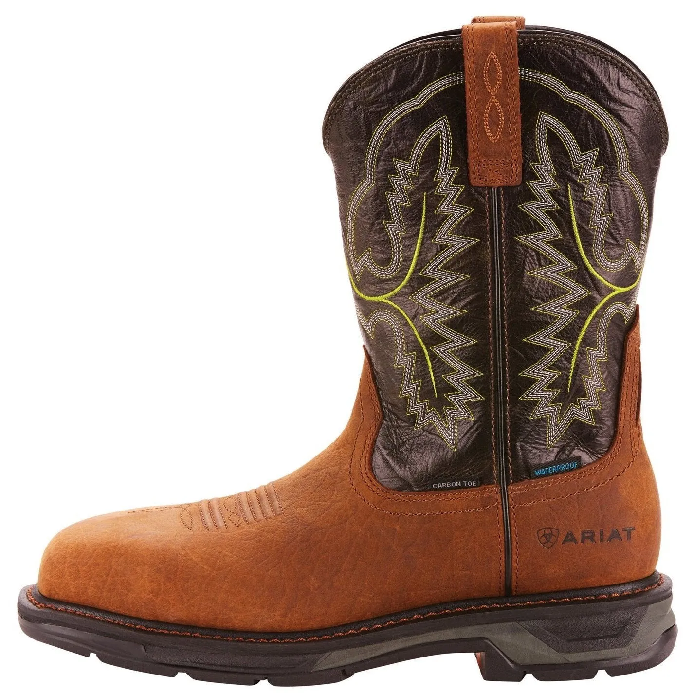 Ariat Men's WorkHog XT H2O Carbon Toe Work Boots - Waterproof, ATS Max, U-Turn Entry, Energy Max Insole
