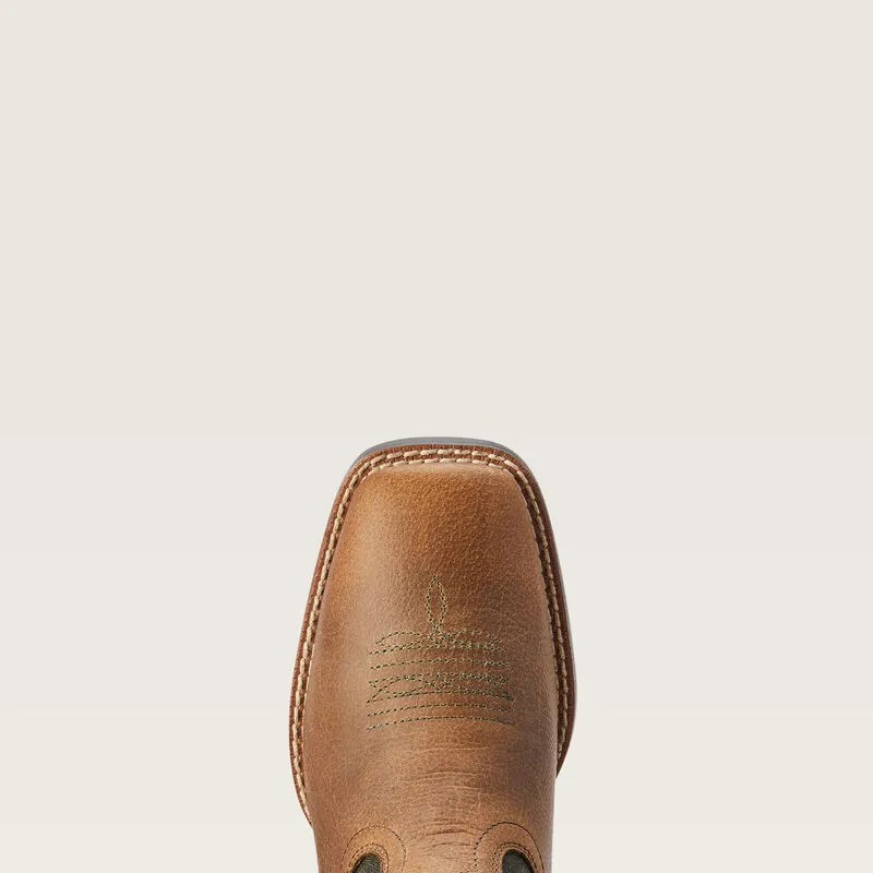 Ariat Youth Firecatcher Western Boot - Distressed Brown