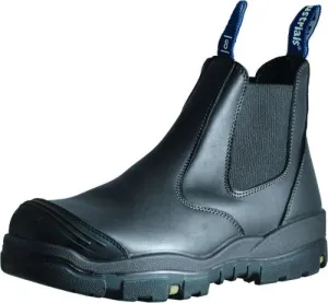 Bata Trekker Elastic Sided Safety Boots - Black (Size 4)