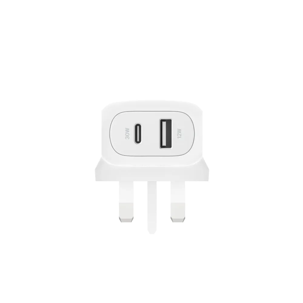 BELKIN Wall Charger 42W Pd 1X Usbc 1X Usb A White