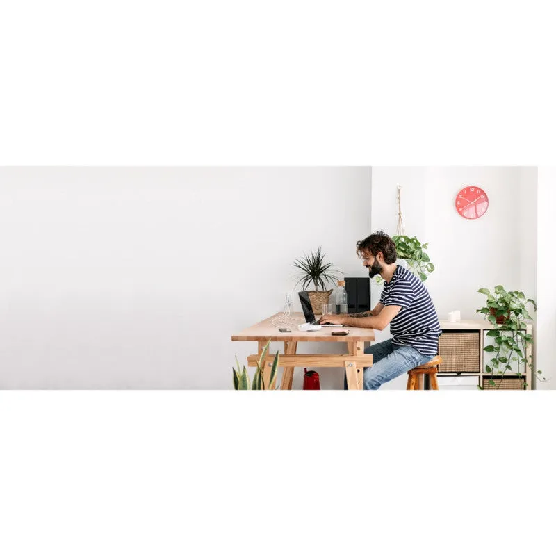 BELKIN Wall Charger GAN - 140W - 3x USB C (67W   30 W   30W) 1x USB A (12W) - White (UK EU US Plug)