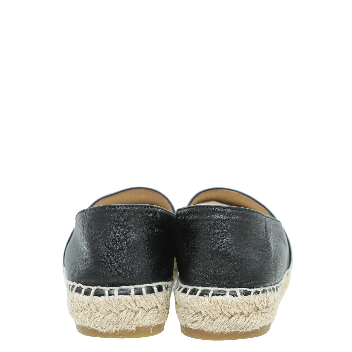 Chanel Black CC Cap Toe Sneaker 36