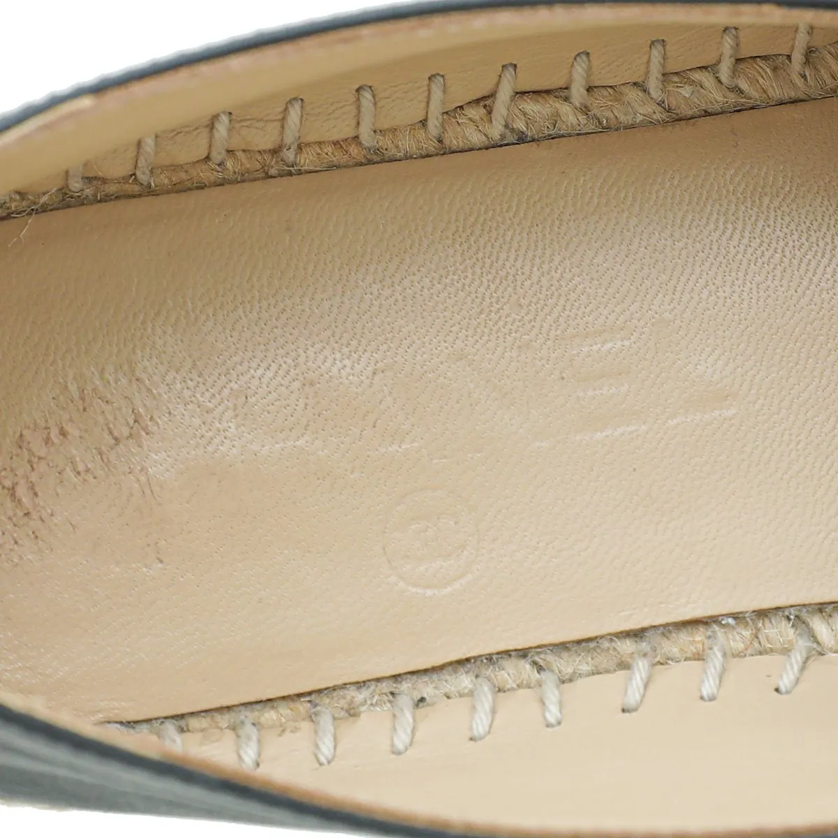 Chanel Black CC Cap Toe Sneaker 36
