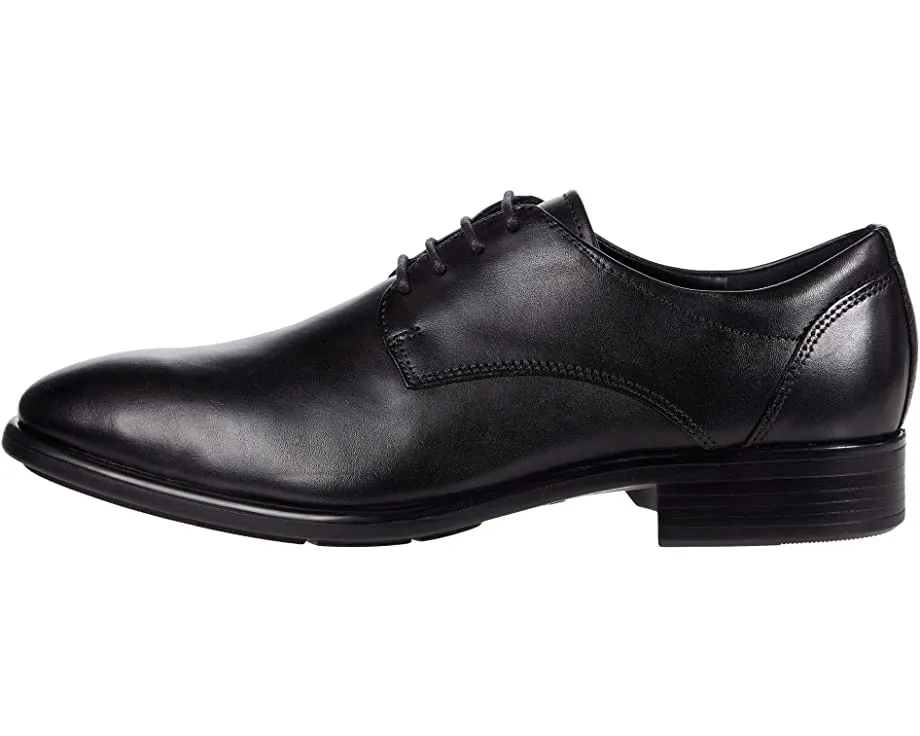 Citytray Plain Toe Tie ECCO Oxfords, black