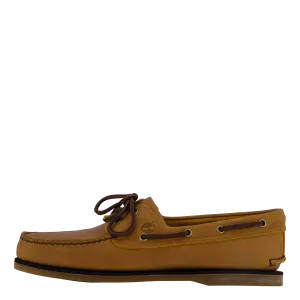 Classic Boat Boat Shoe Wheat Full Grain