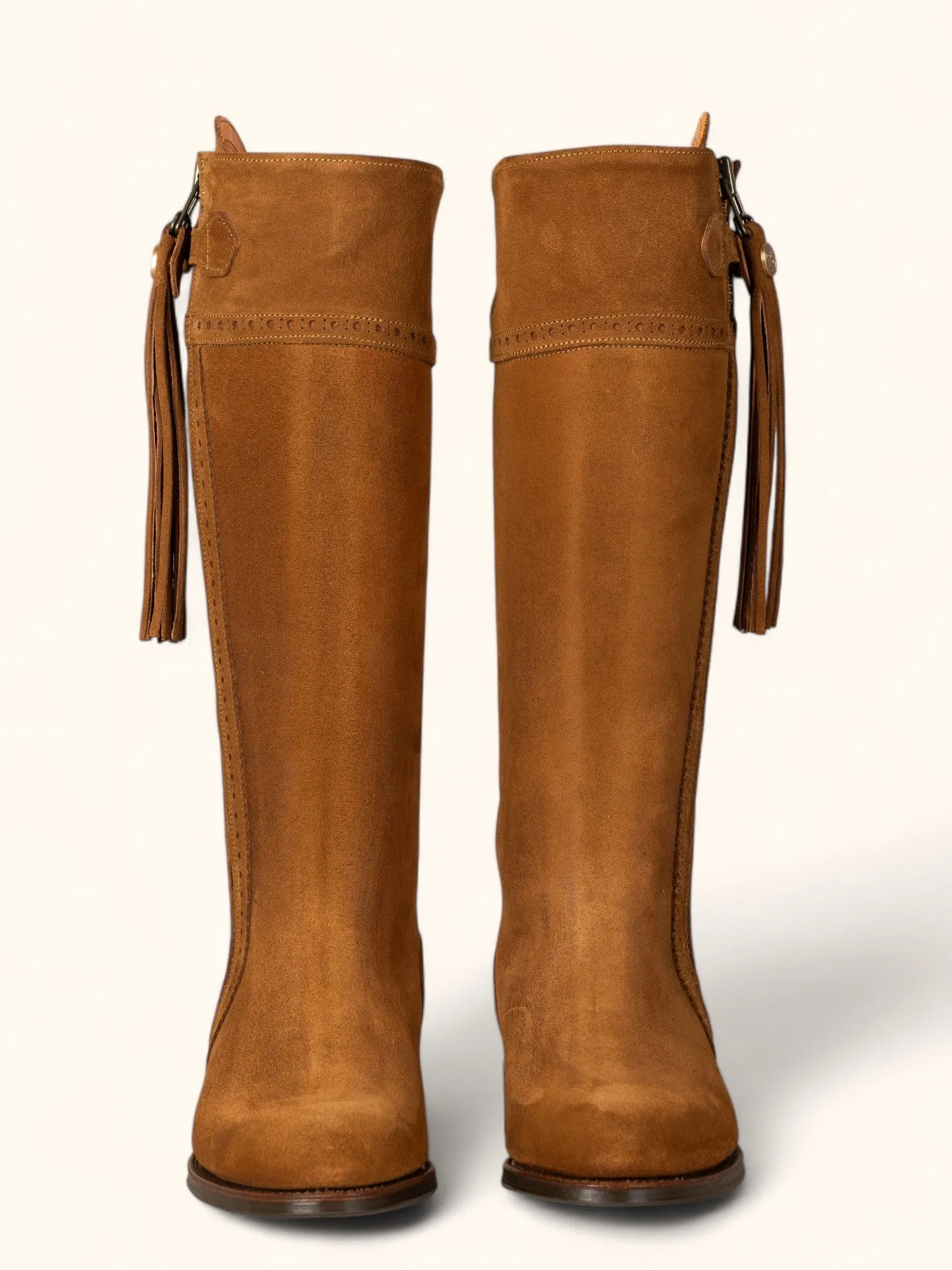 Classic Spanish Boot - Camel Suede