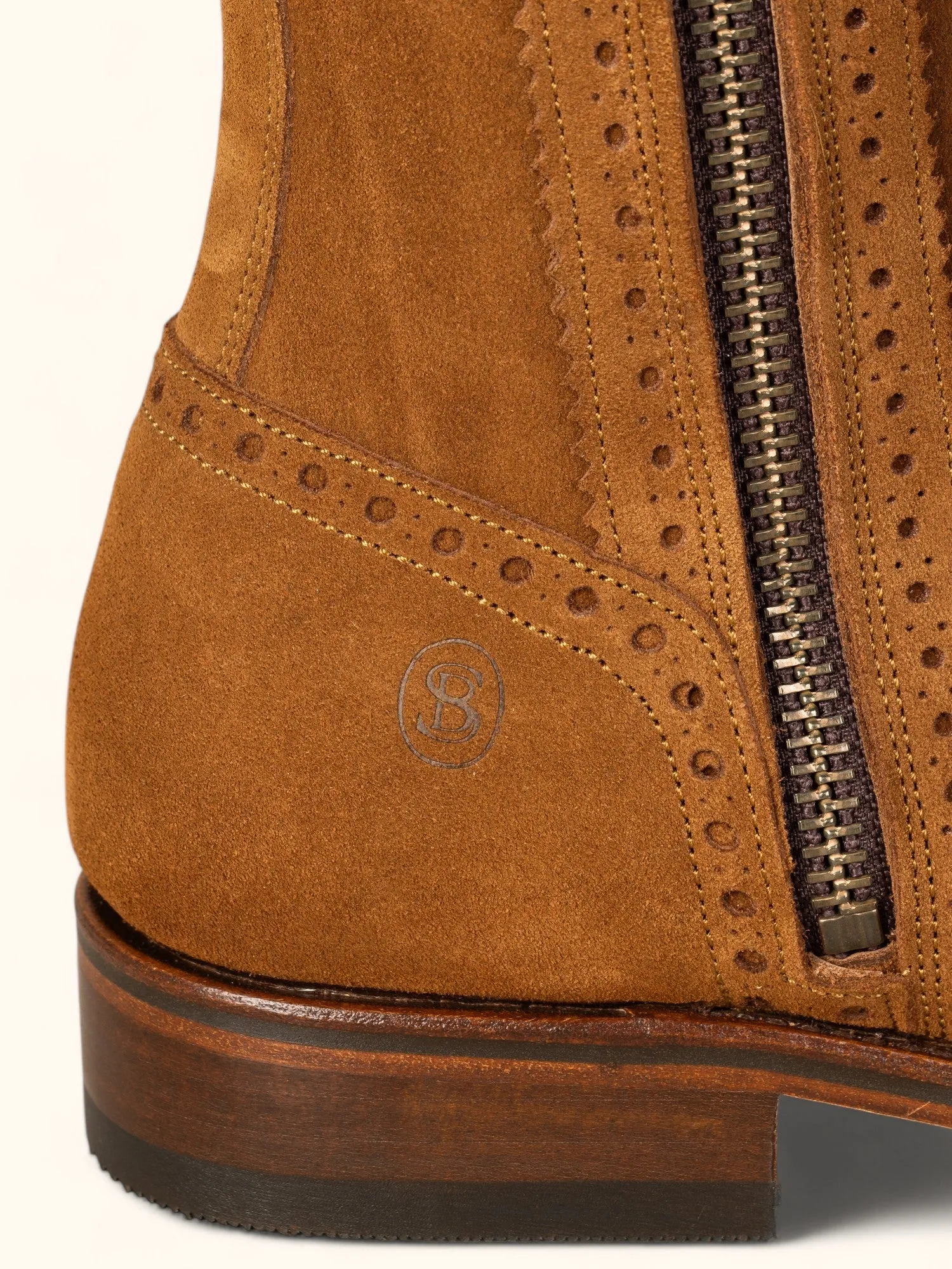 Classic Spanish Boot - Camel Suede