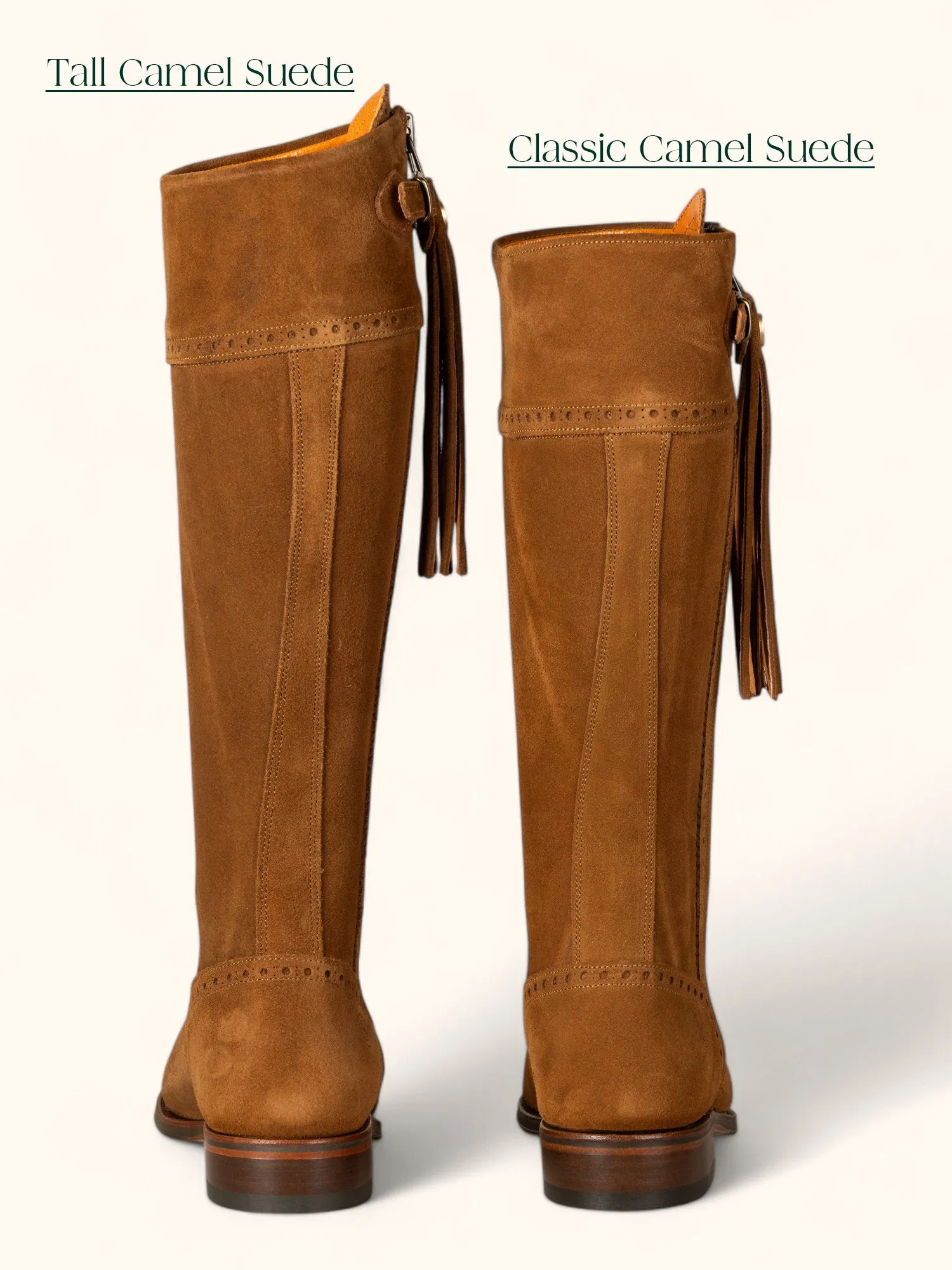 Classic Spanish Boot - Camel Suede