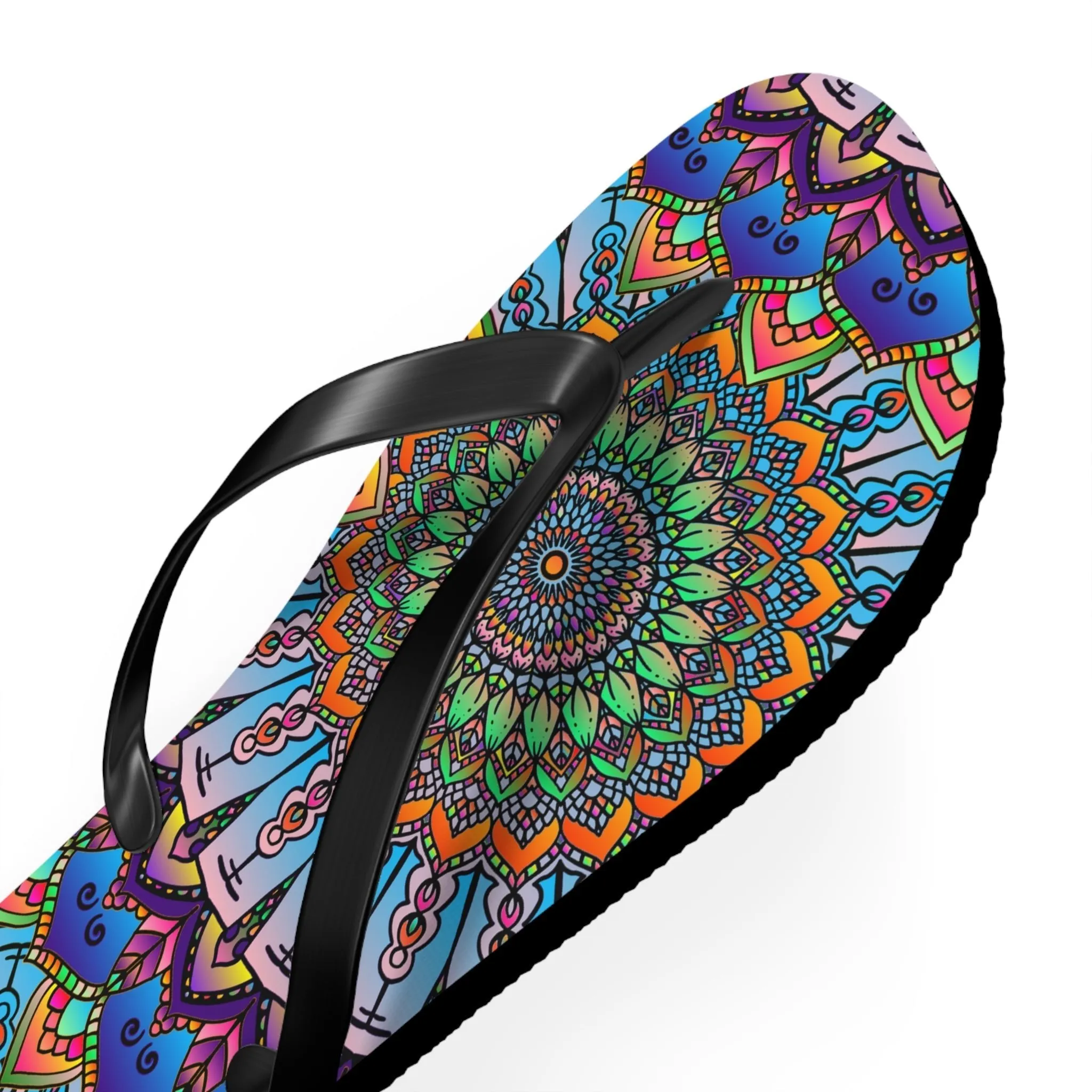 Colorful Mandala Flip Flops - Summer Vibes