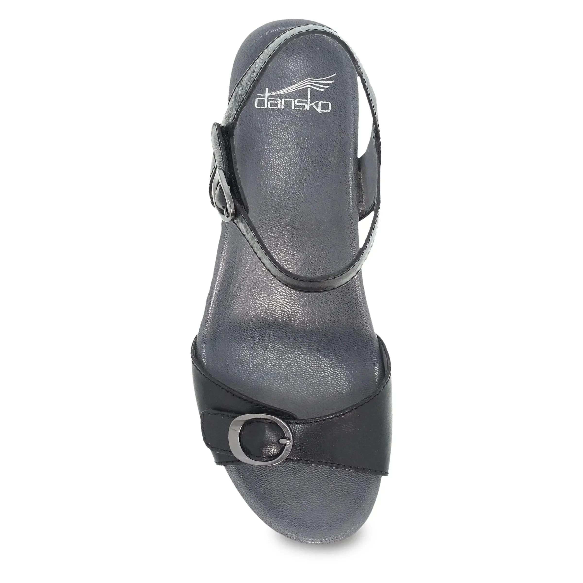 Dansko Arielle Glazed Leather Sandal – Elegance & All-Day Comfort