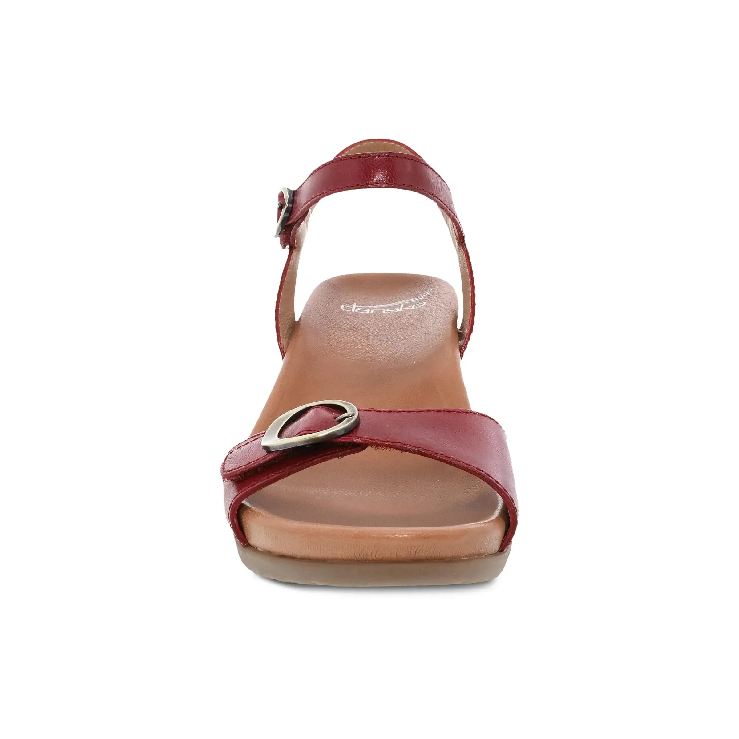 Dansko Arielle Glazed Leather Sandal – Elegance & All-Day Comfort