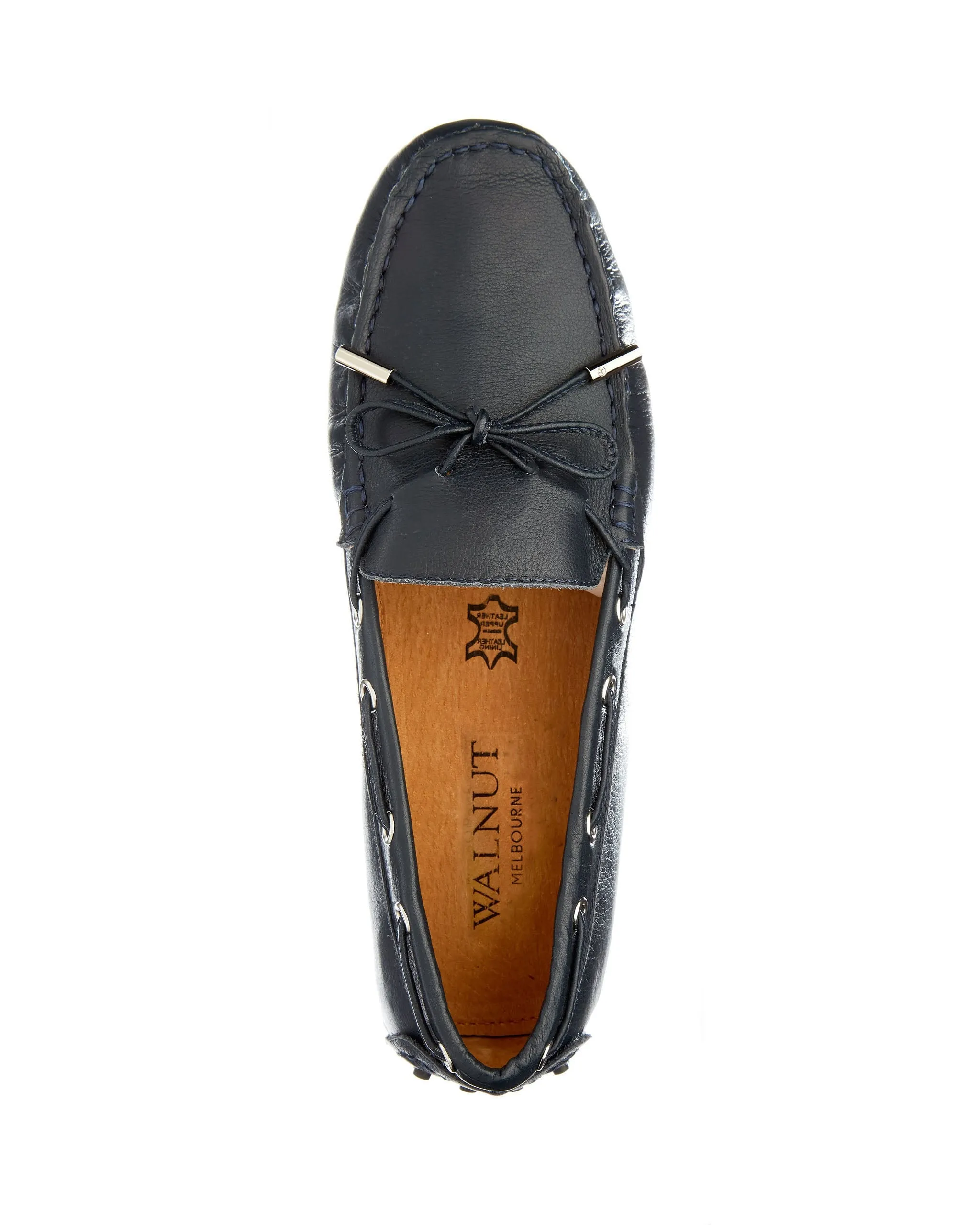 Daria Leather Loafer Navy