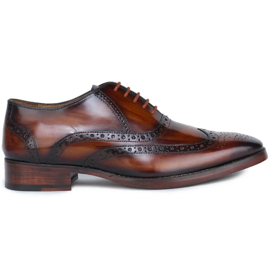 Federico Smith Gilbert Cognac Patina Oxford