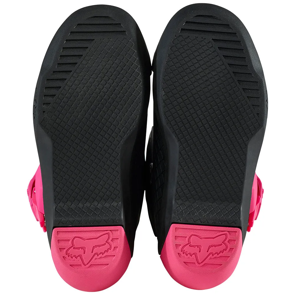 FOX YOUTH COMP BOOTS [BLACK/PINK]