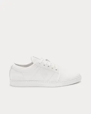Gaia White Low Top Sneakers
