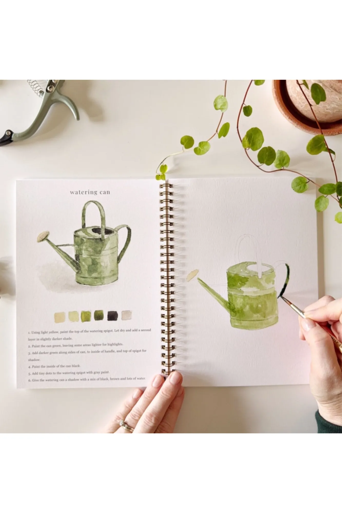 Garden Watercolor Workbook