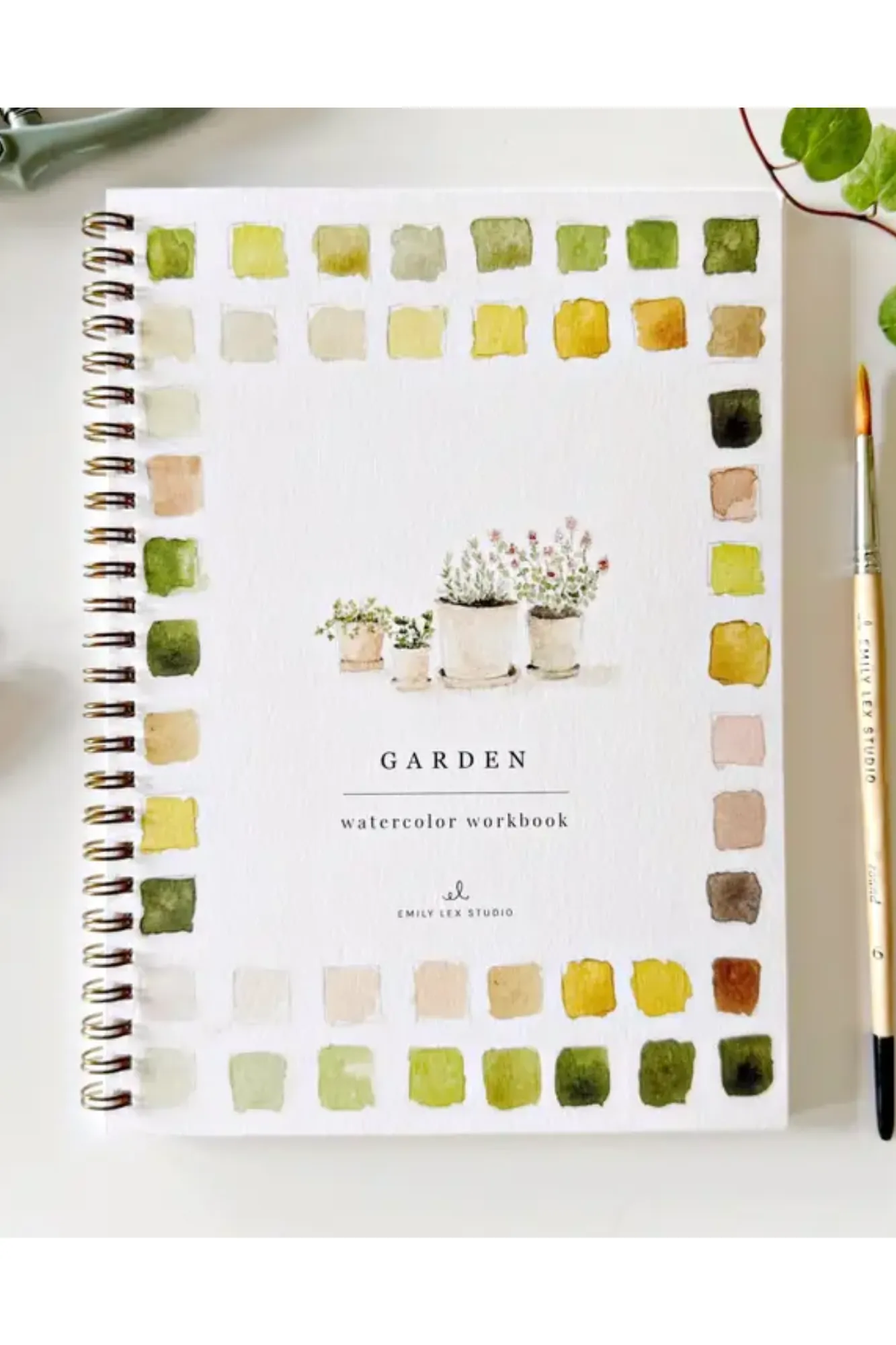 Garden Watercolor Workbook