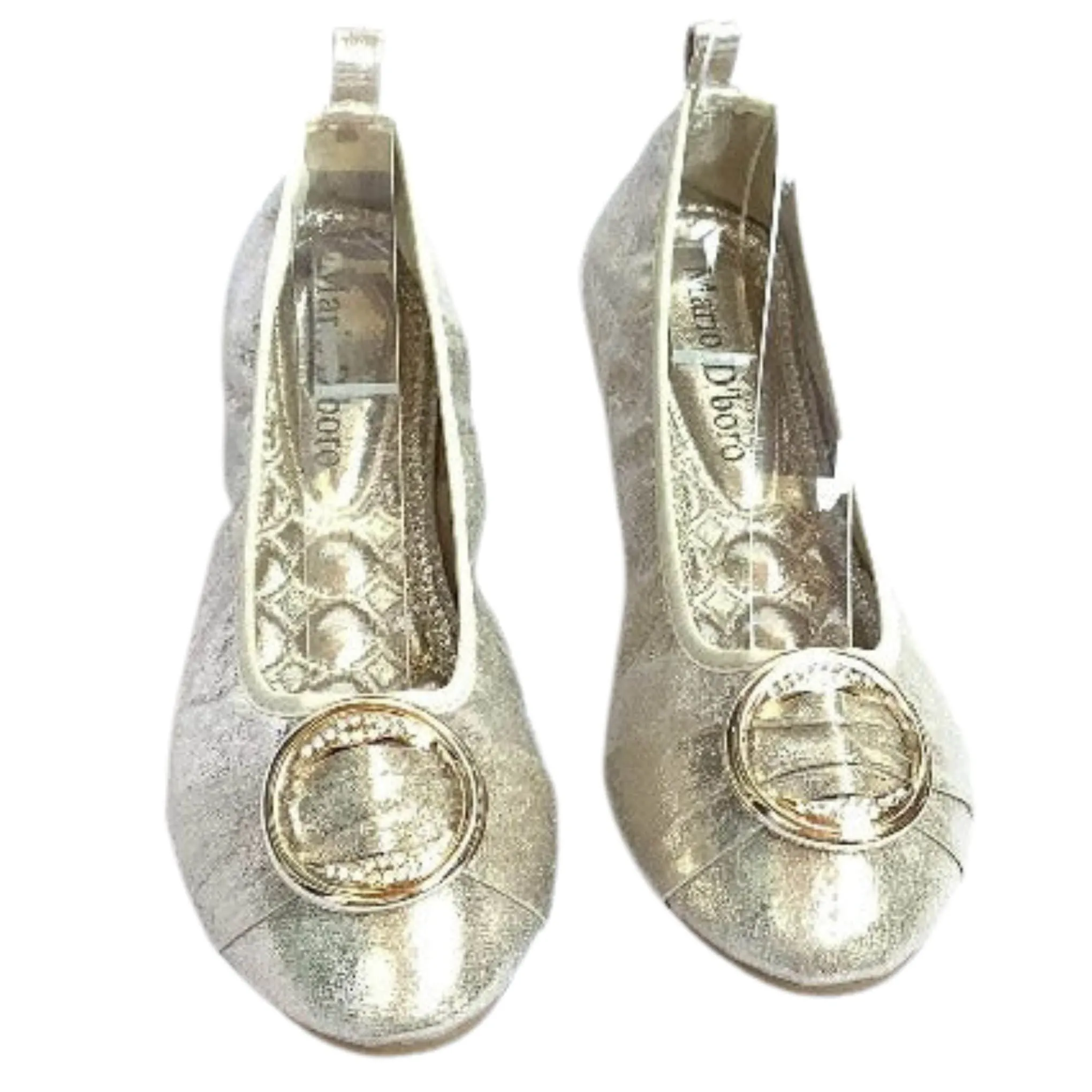 Gold Ballerina Flats
