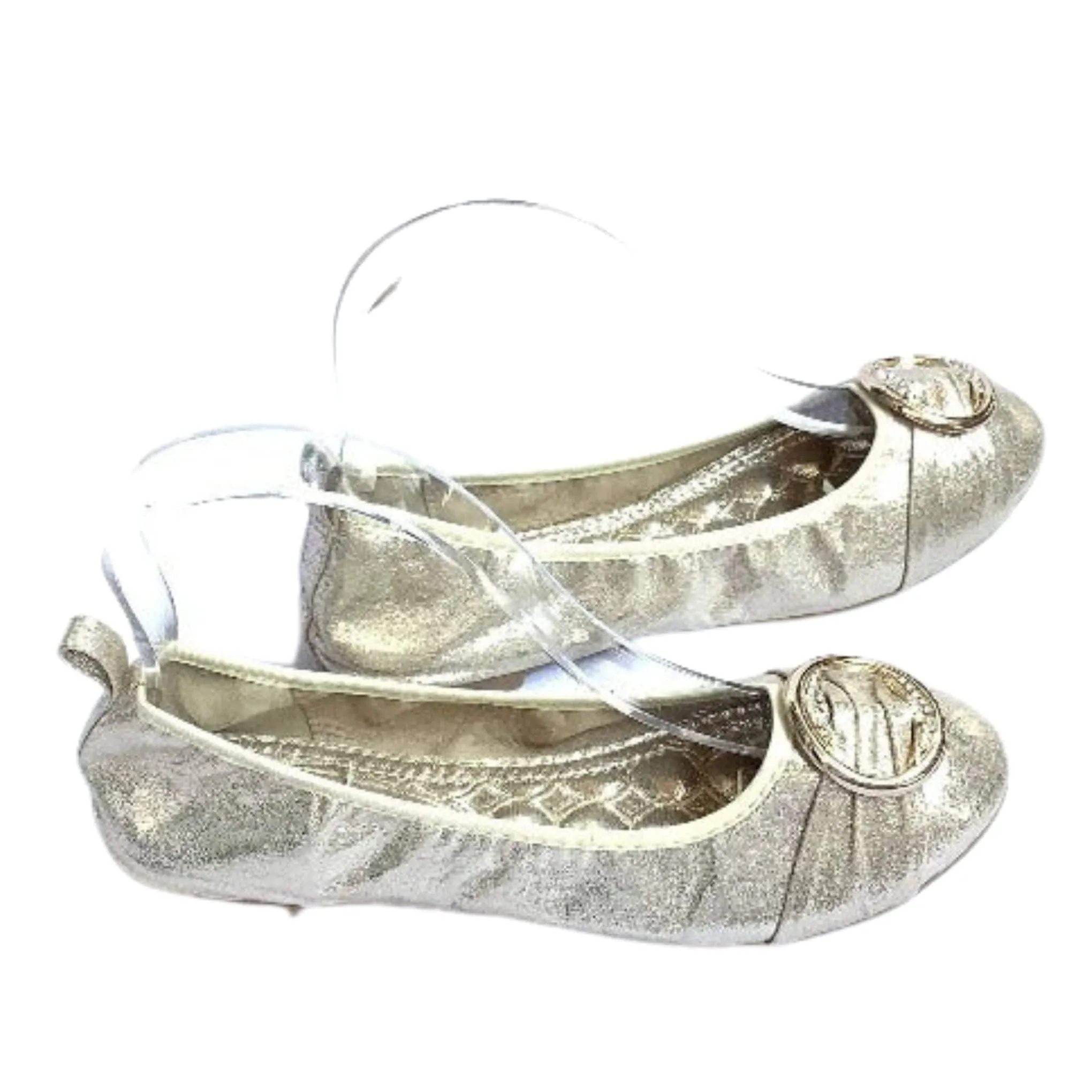 Gold Ballerina Flats