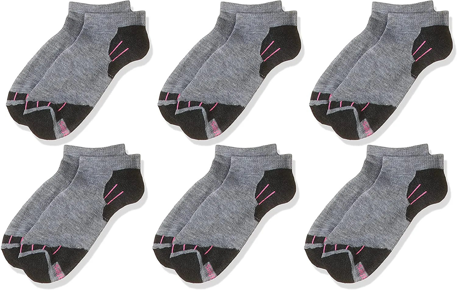 Hanes Women's 6-Pair Comfort Fit No Show Socks