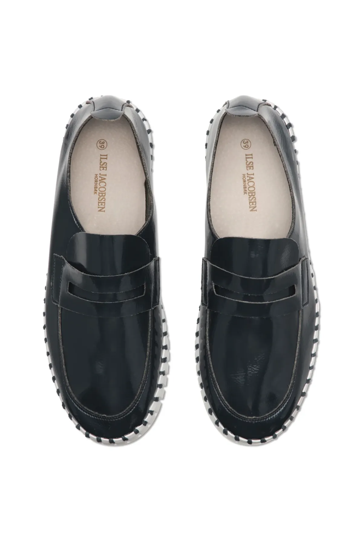Ilse Jacobsen Patent Platform Loafer