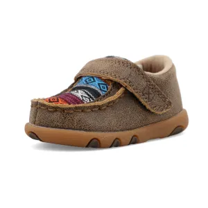Infant/Toddler Driving Moc - Bomber & Multi Serape