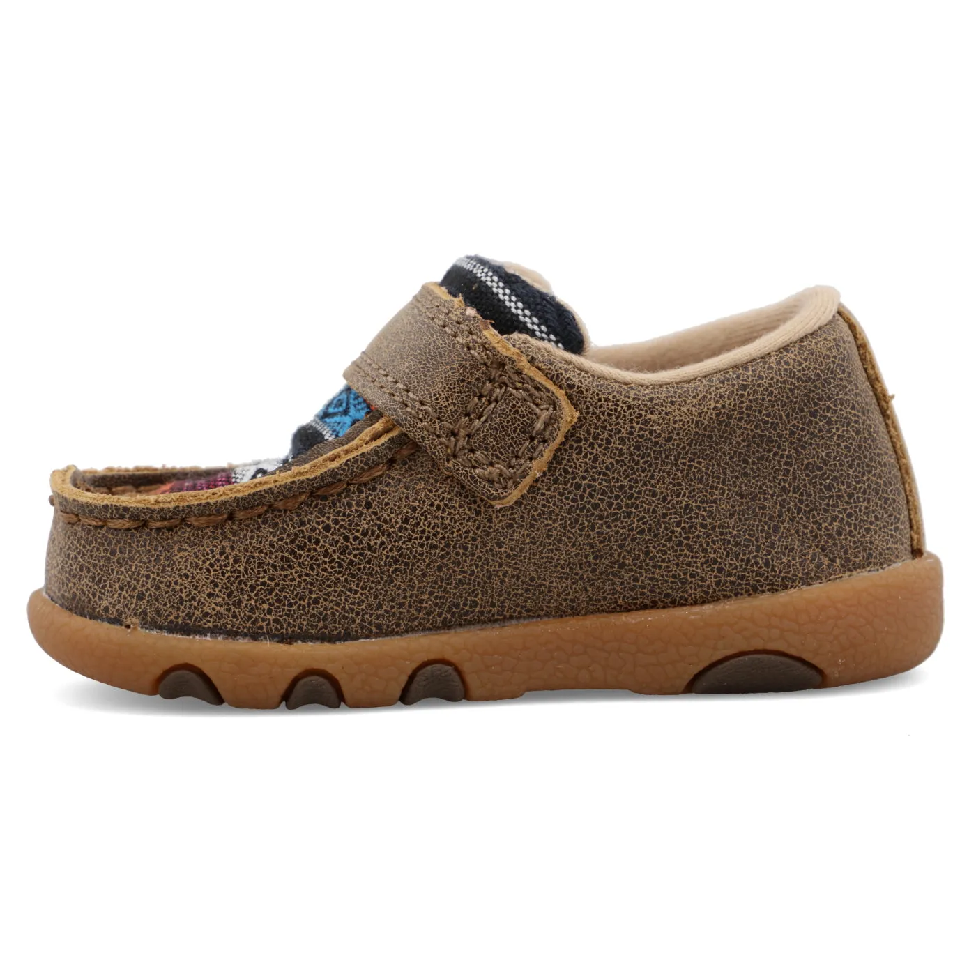 Infant/Toddler Driving Moc - Bomber & Multi Serape