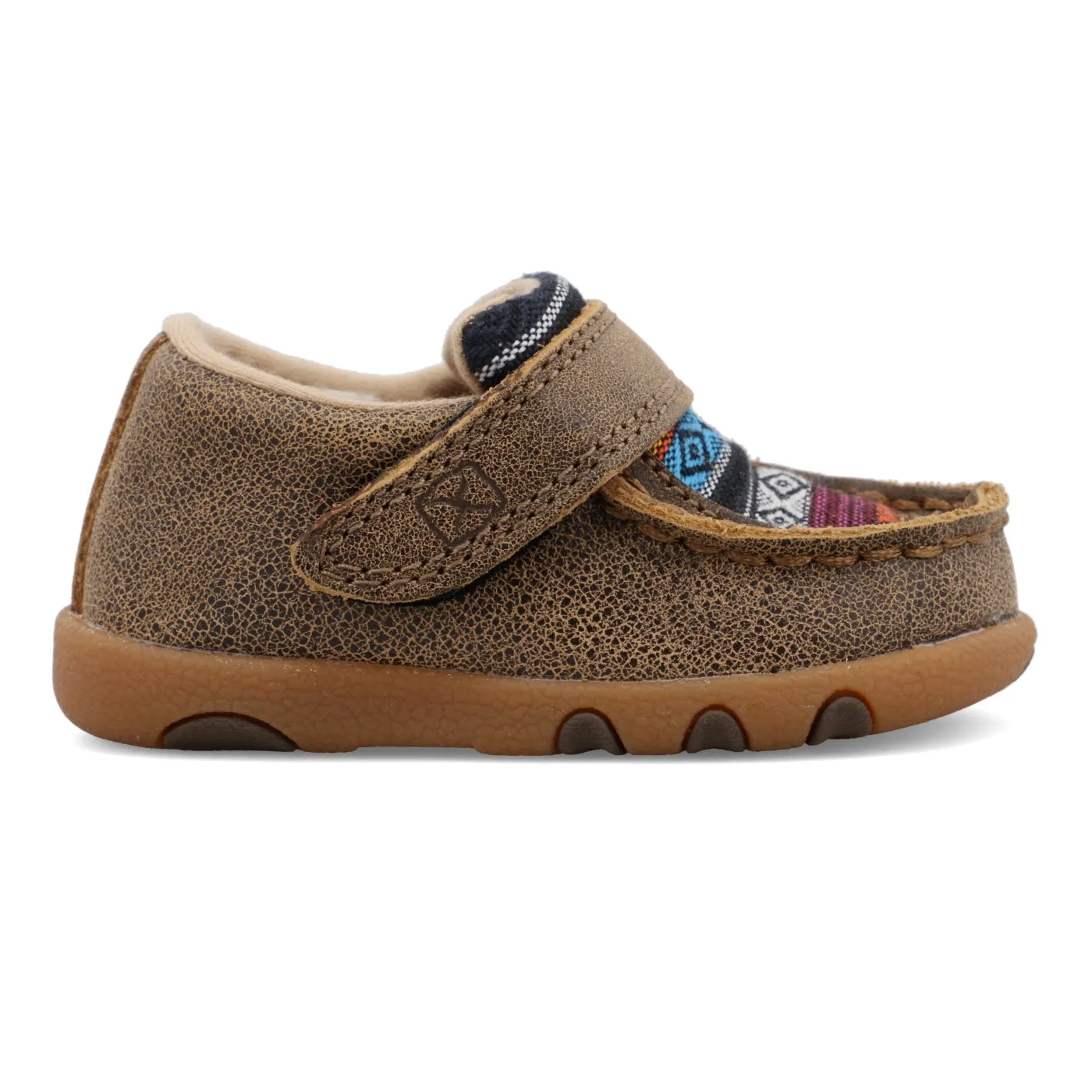 Infant/Toddler Driving Moc - Bomber & Multi Serape