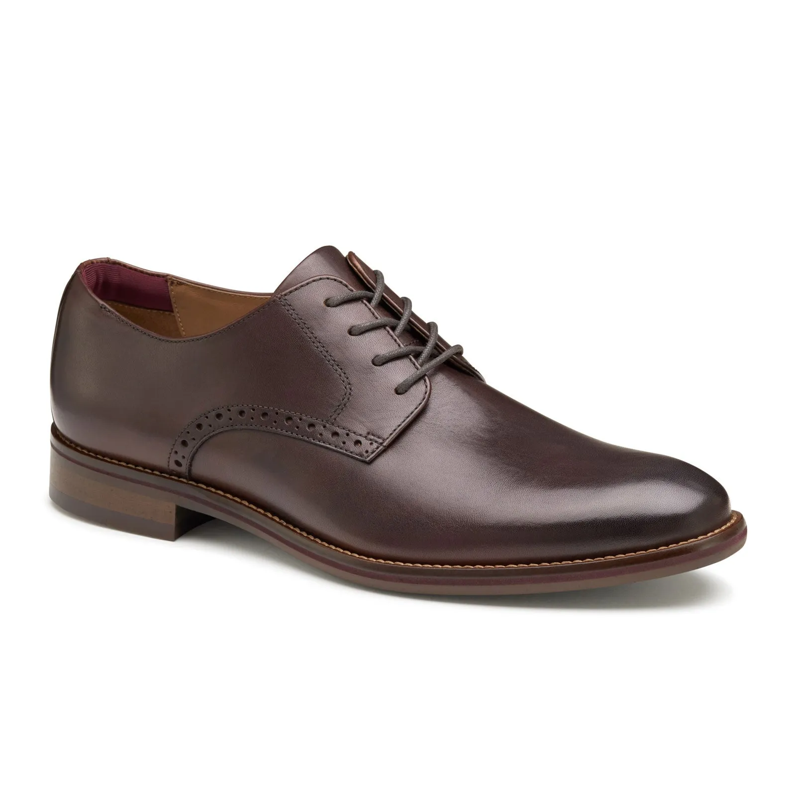 Johnston & Murphy Conard 2.0 Plain Toe Oxford (Men) - Mahogany Full Grain