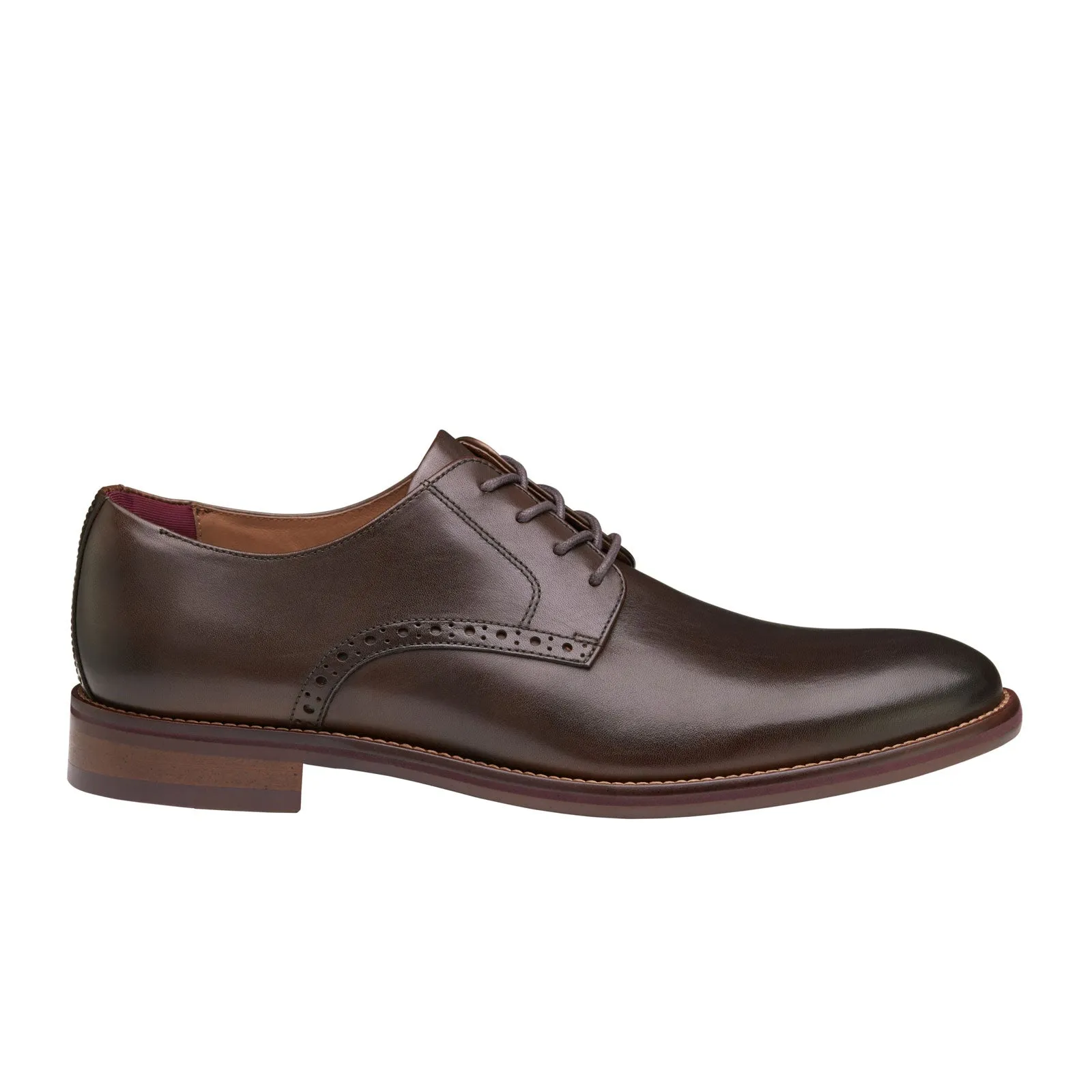 Johnston & Murphy Conard 2.0 Plain Toe Oxford (Men) - Mahogany Full Grain