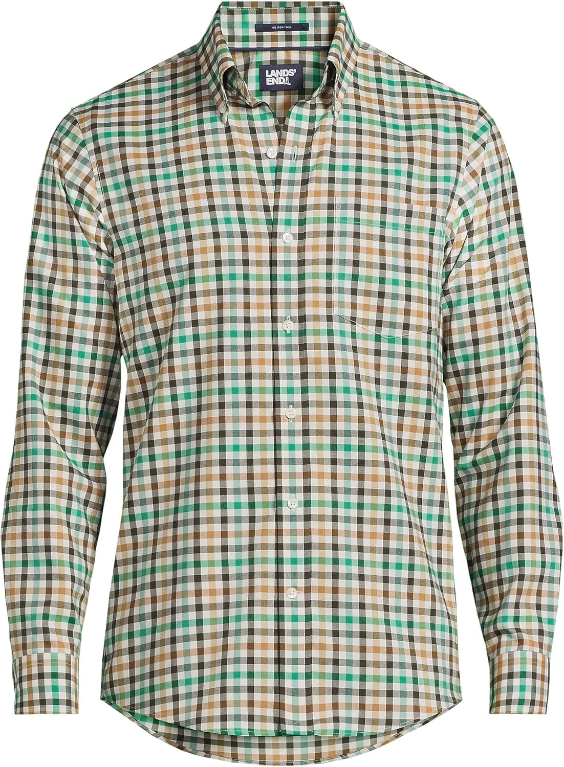 Lands' End Men's Traditional Fit No Iron Twill Shirt