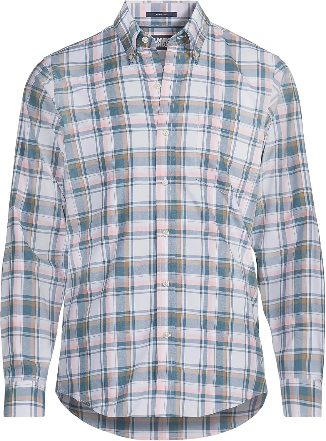 Lands' End Men's Traditional Fit No Iron Twill Shirt