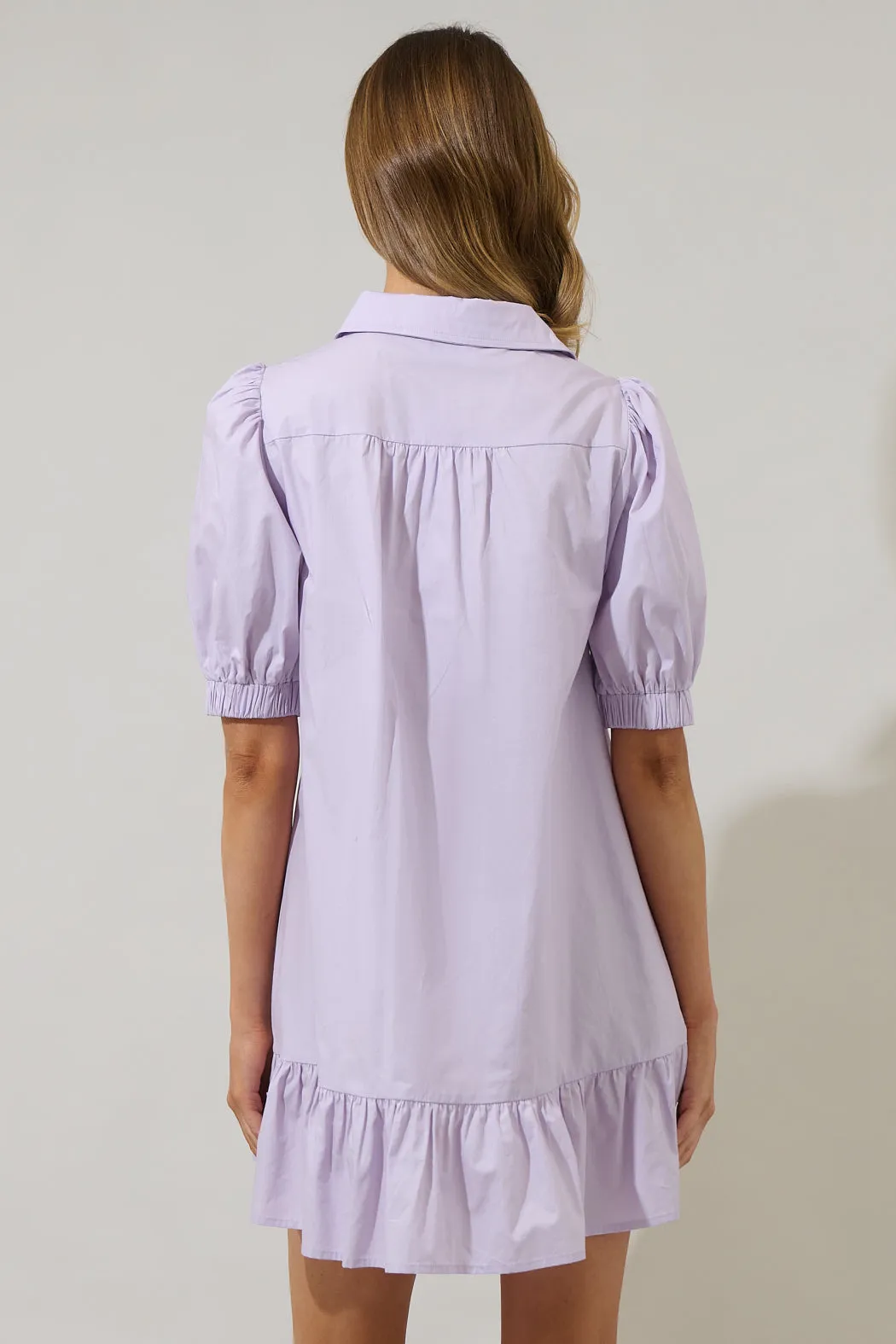 Levy Button Down Shift Dress