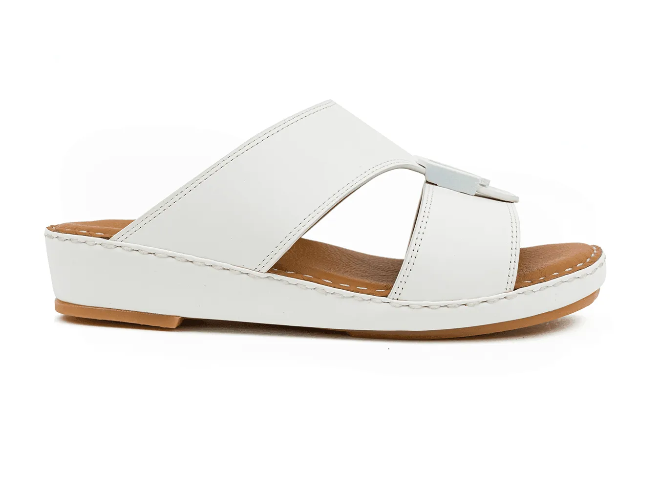 MATTE BOYS CLASSIC DAVINCI ARABIC SANDALS OPTICAL-WHITE