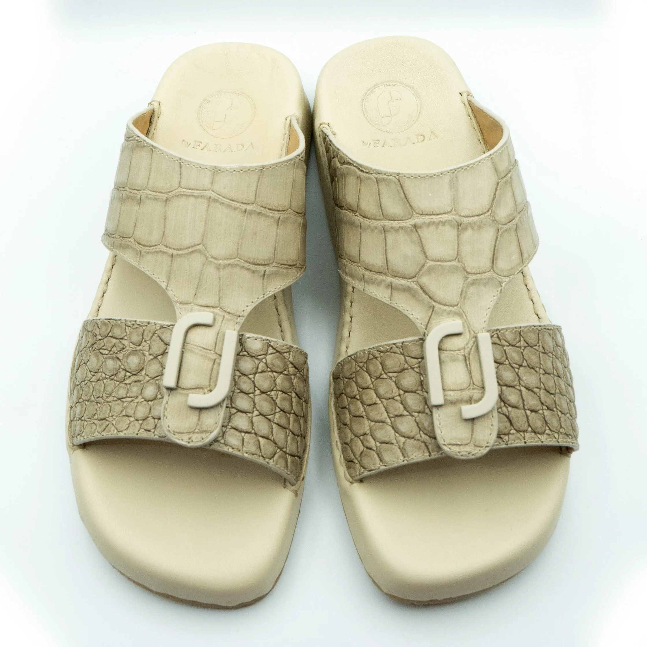 MATTE CROCO ARABIC SANDAL REC-01
