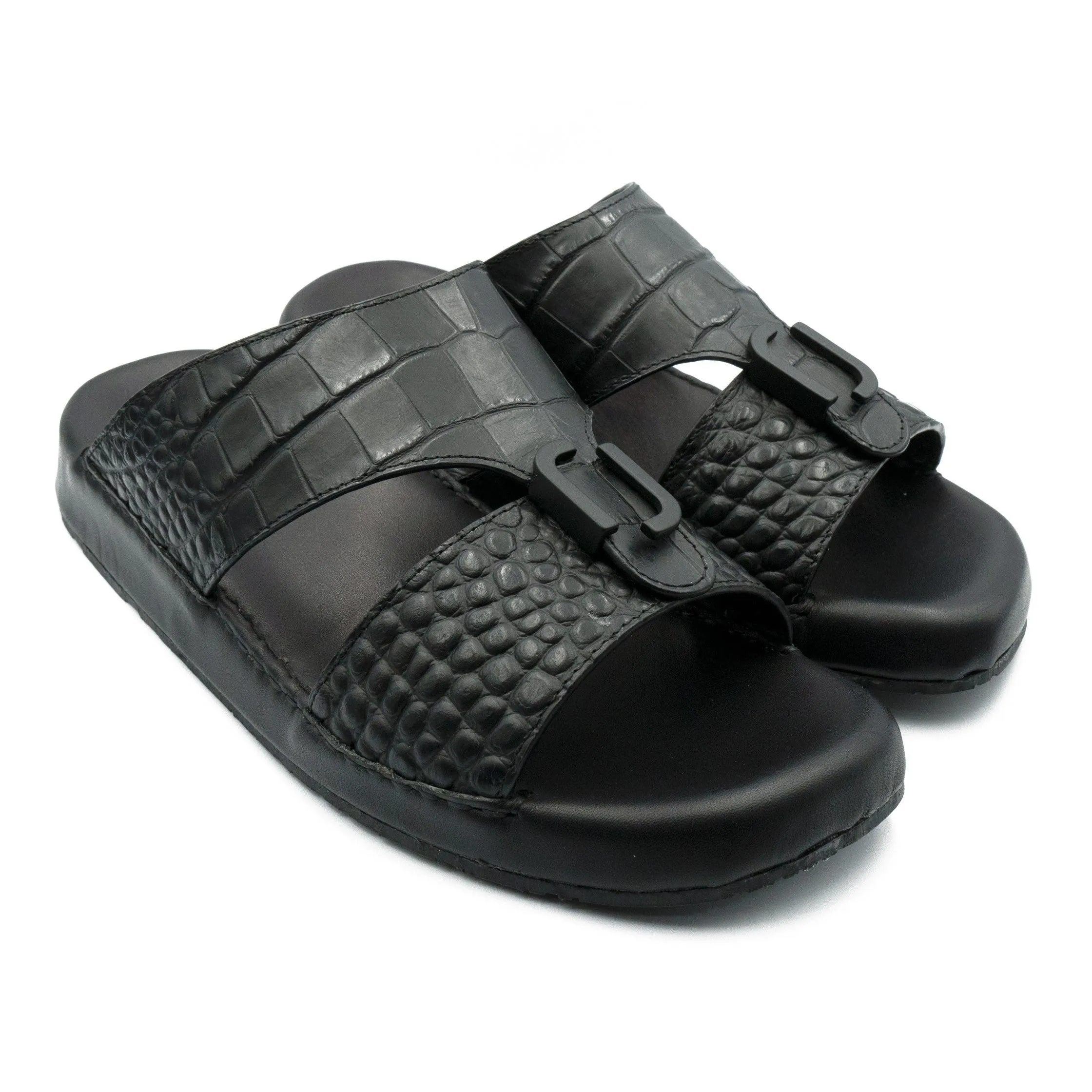MATTE CROCO ARABIC SANDAL REC-01