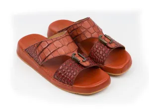 MATTE CROCO ARABIC SANDAL REC-01