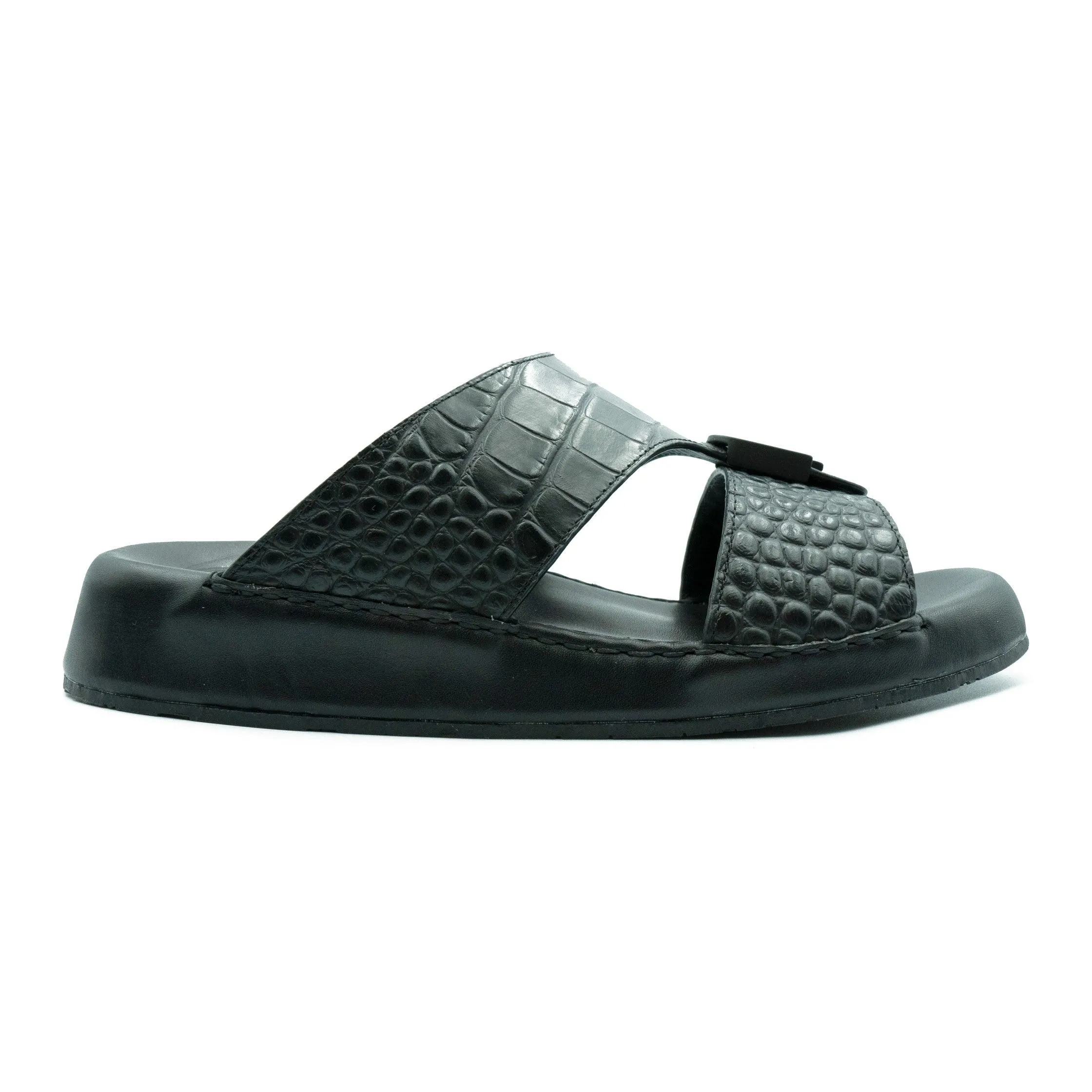 MATTE CROCO ARABIC SANDAL REC-01