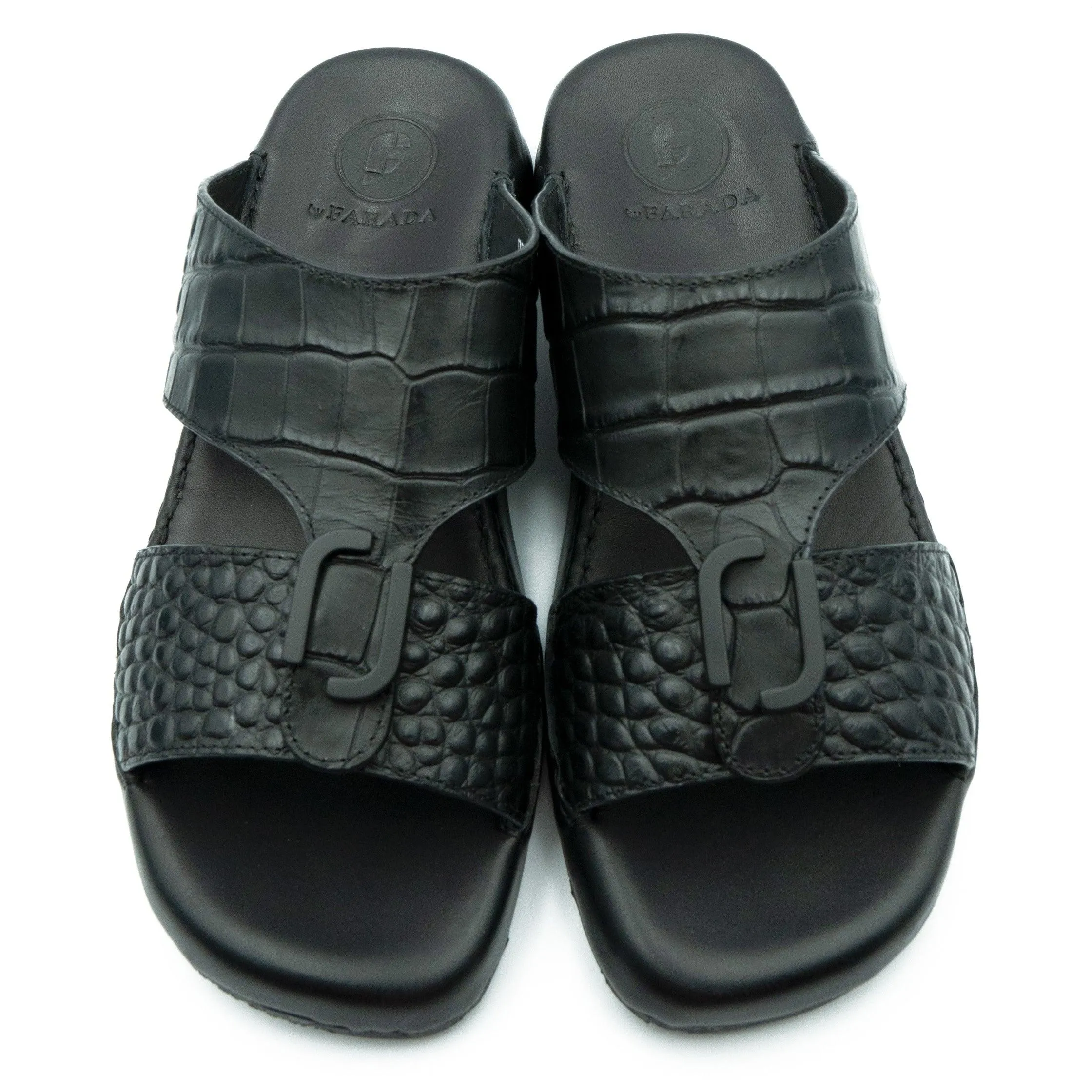 MATTE CROCO ARABIC SANDAL REC-01