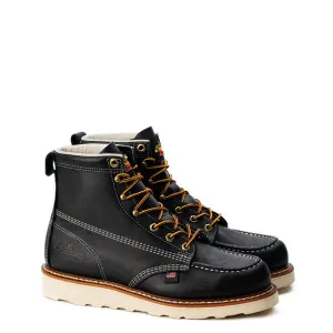 Men's American Heritage - 6" Black Moc Toe - Maxwear Wedge Boot