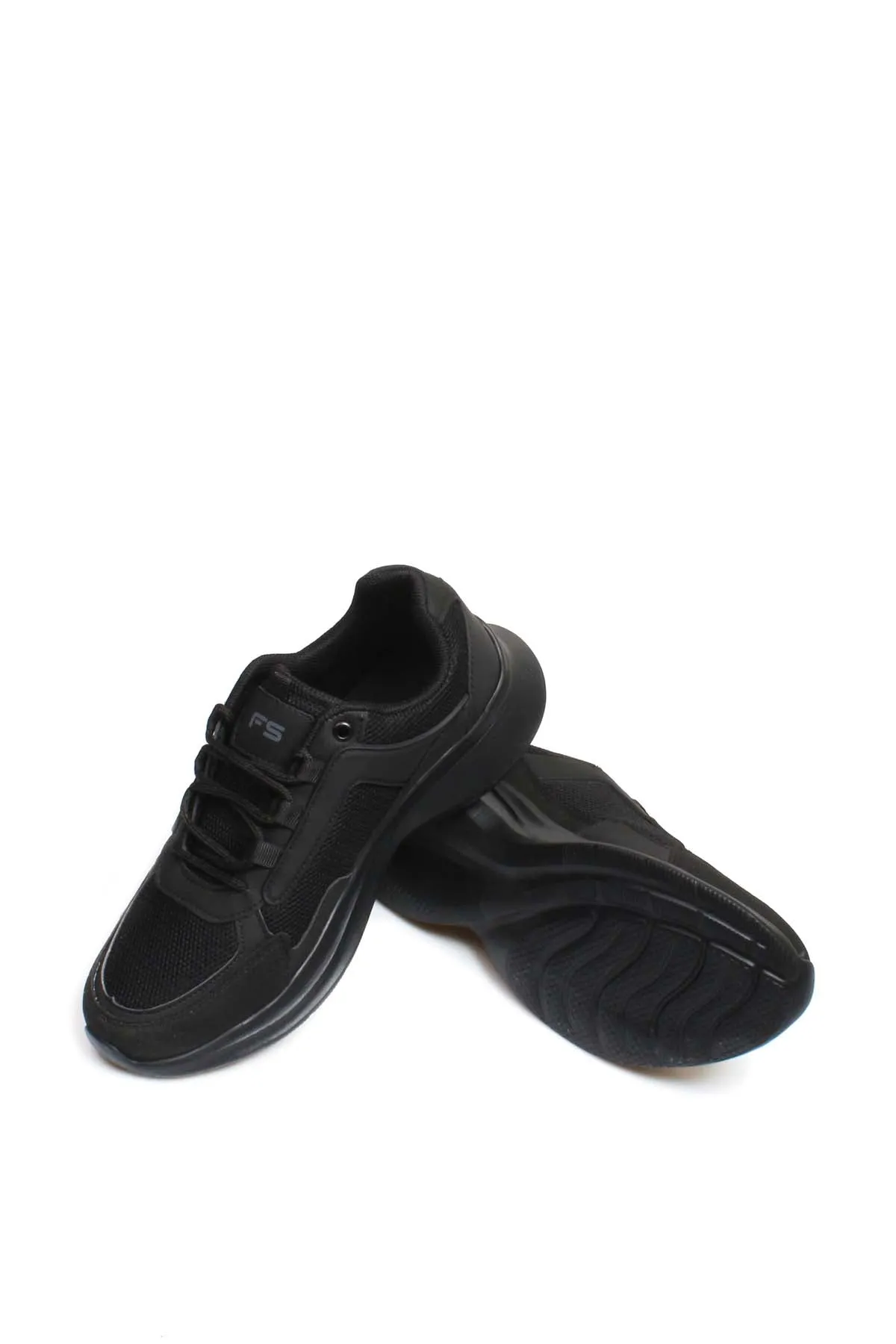 Men's Black Performance Athletic Sneakers - Wessi