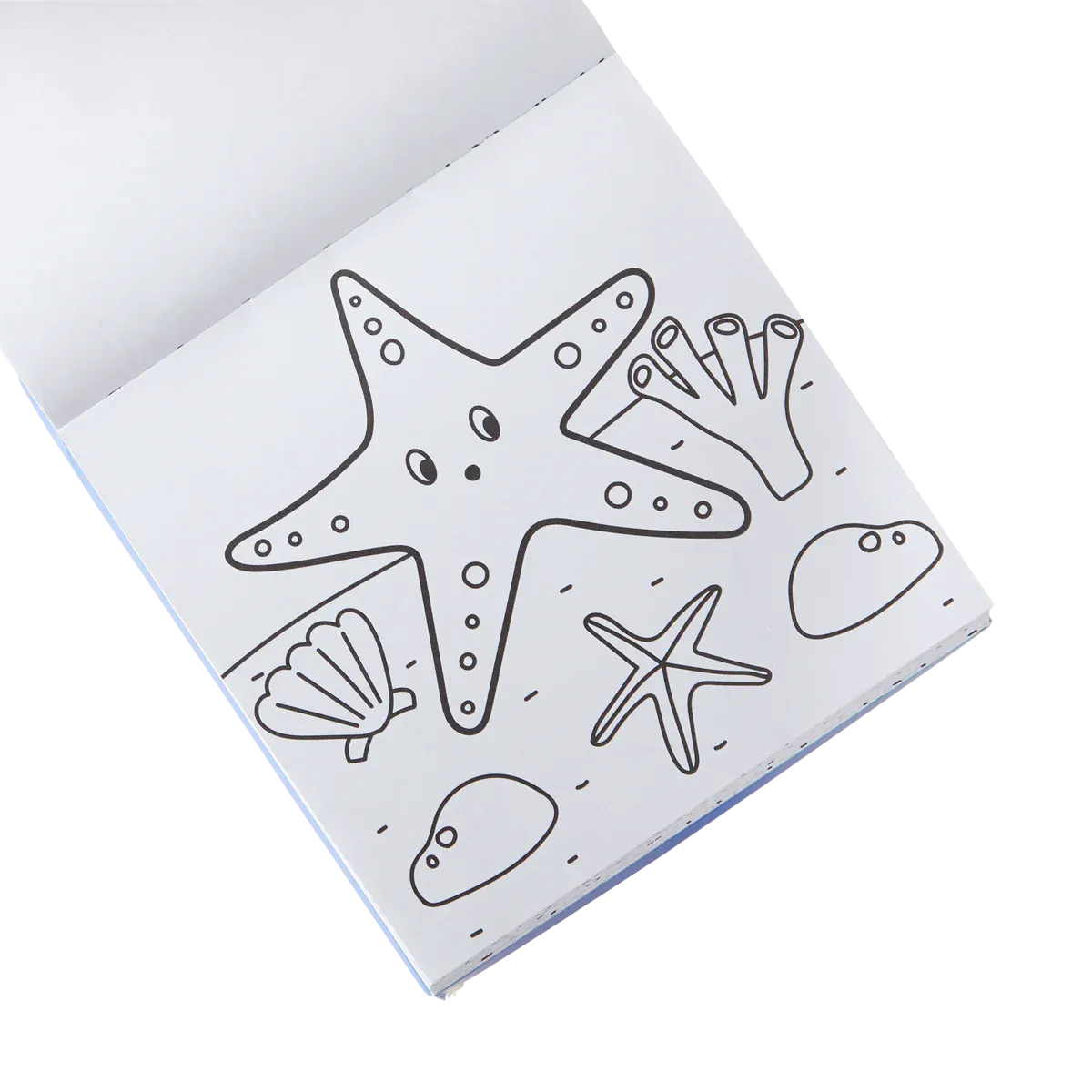 Ooly Carry Along Coloring Book Set - Sea Life - Set of 9 Crayons