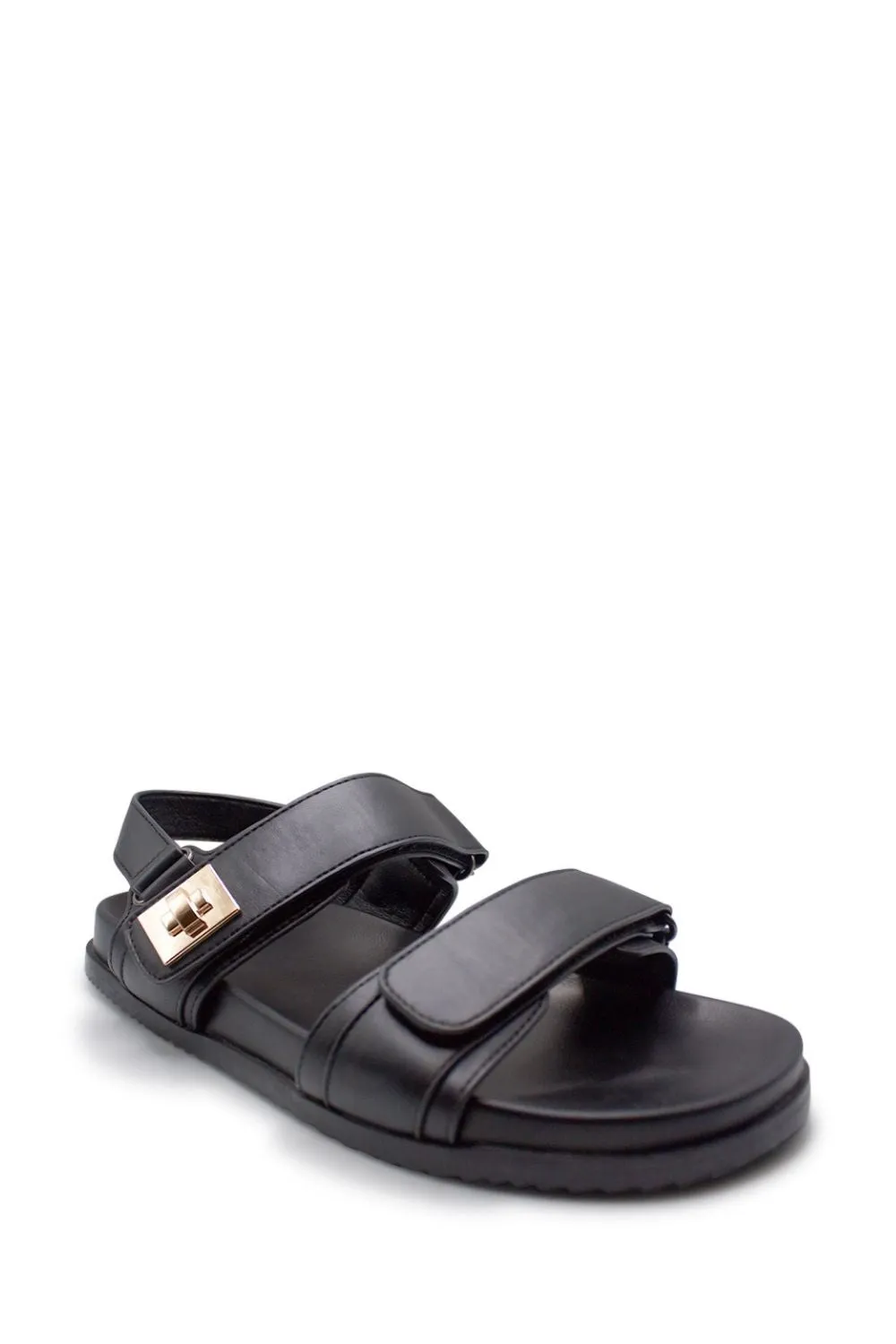 Palmer Flatform Sandal - Black