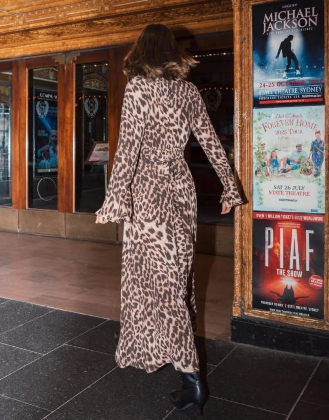 Savannah Wrap Maxi Dress - Animal Print