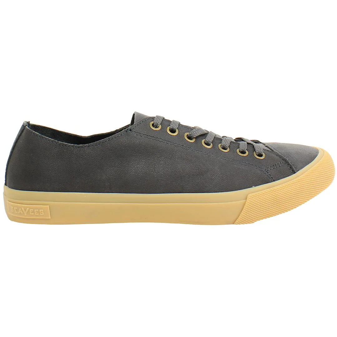 Seavees Army Issue Low Mens Black Plimsolls