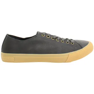 Seavees Army Issue Low Mens Black Plimsolls
