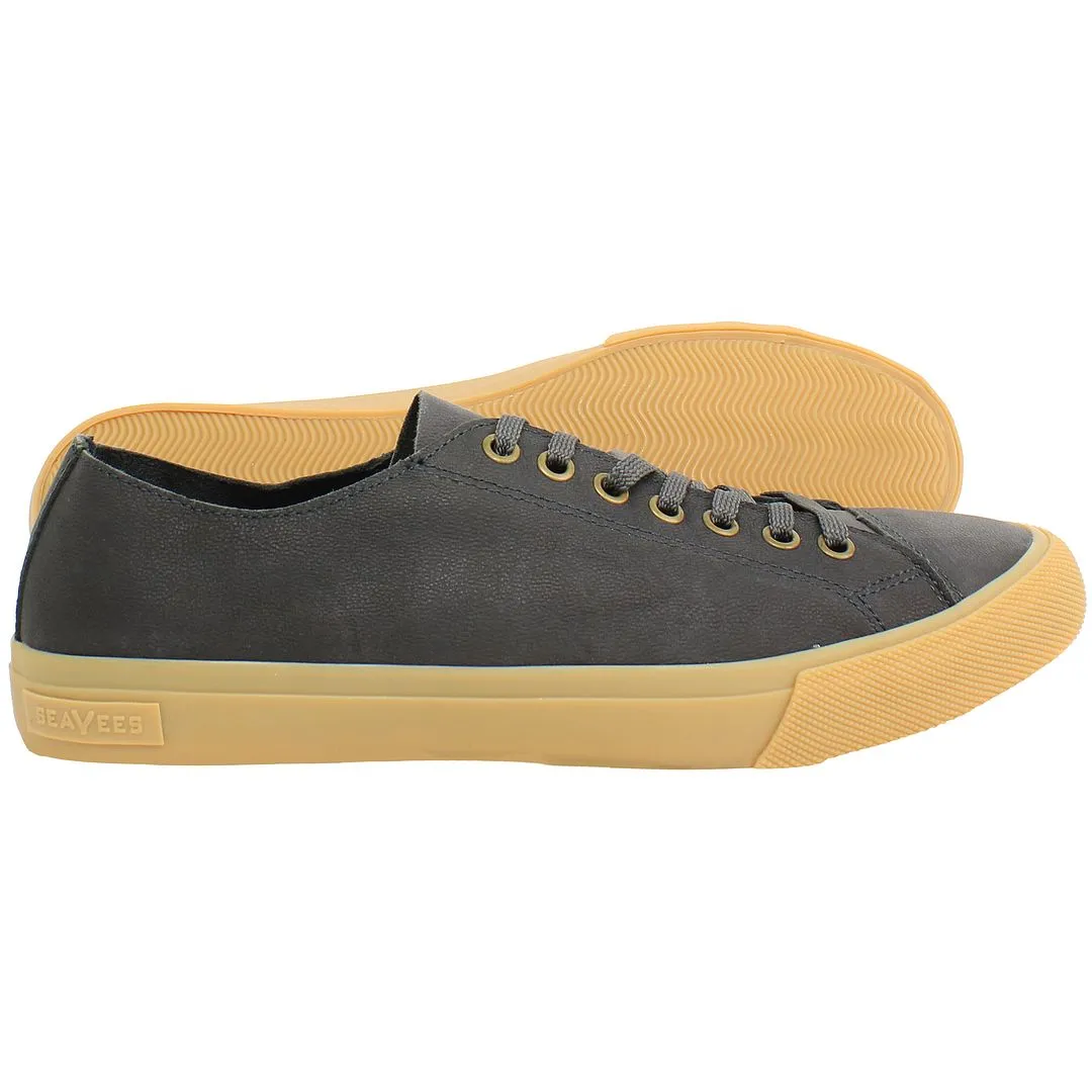 Seavees Army Issue Low Mens Black Plimsolls